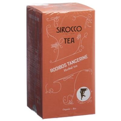 Sirocco rooibos teepakid tangerine 20 tk