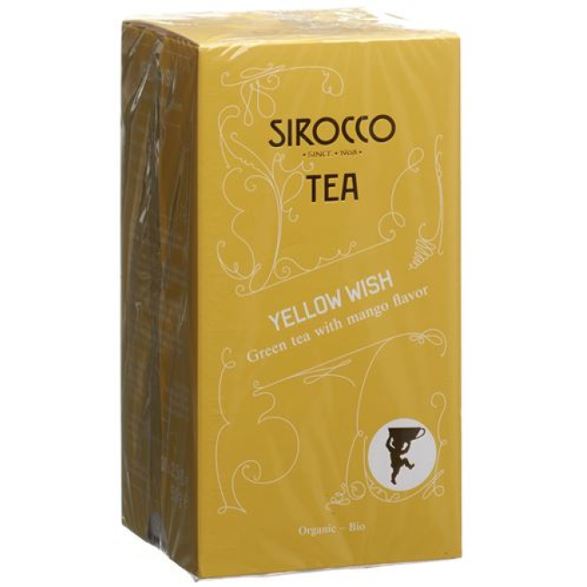 Sirocco čajne vrečke Yellow Wish 20 kos