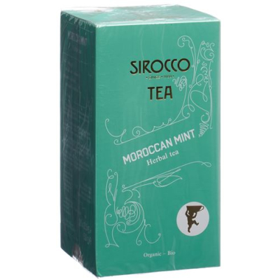 Sirocco moroccan mint çay çantaları 20 ədəd