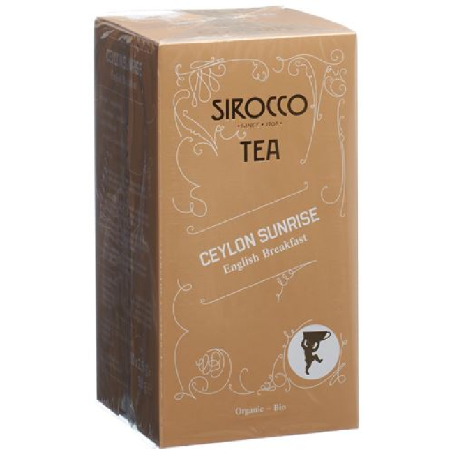 Sirocco Ceylon arbatos maišeliai Sunrise 20 vnt