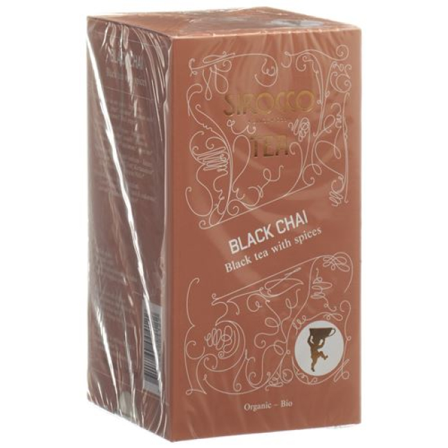 Sirocco Black Chai Tea Bags (20 pcs) - Beeovita