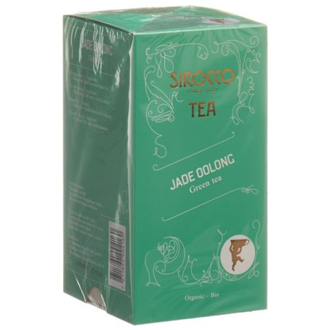 Saquinhos de chá Sirocco Jade Oolong 20 unid.