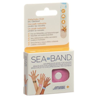 Sea-Band acupressure band children pink 1 pair
