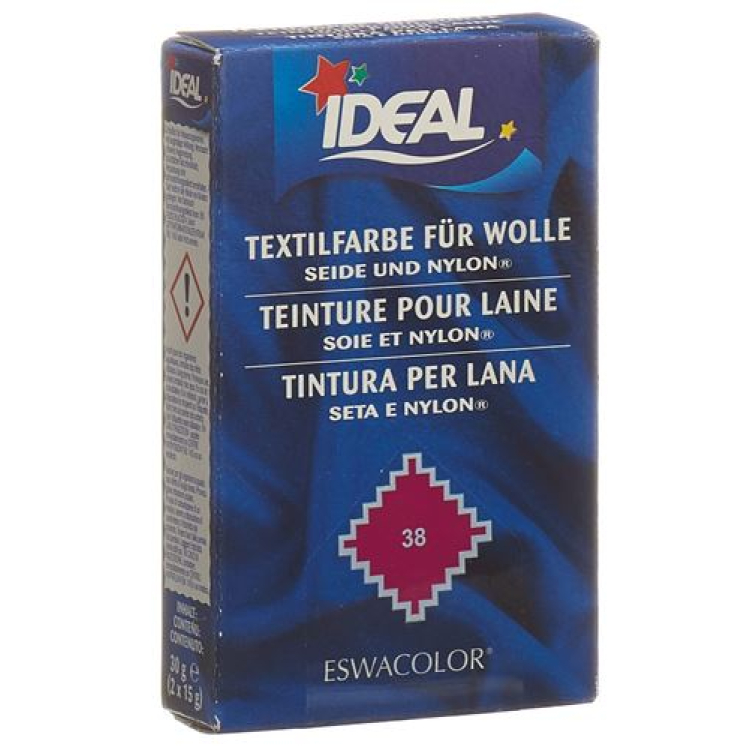 Ideal Wool Color Plv No38 fuksja 30 g