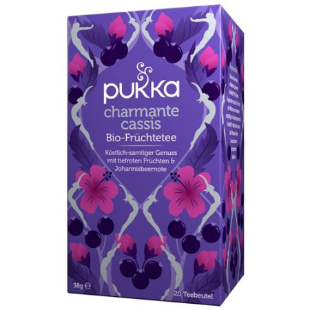 Pukka Charming Cassis Tea Organic Btl 20 pcs