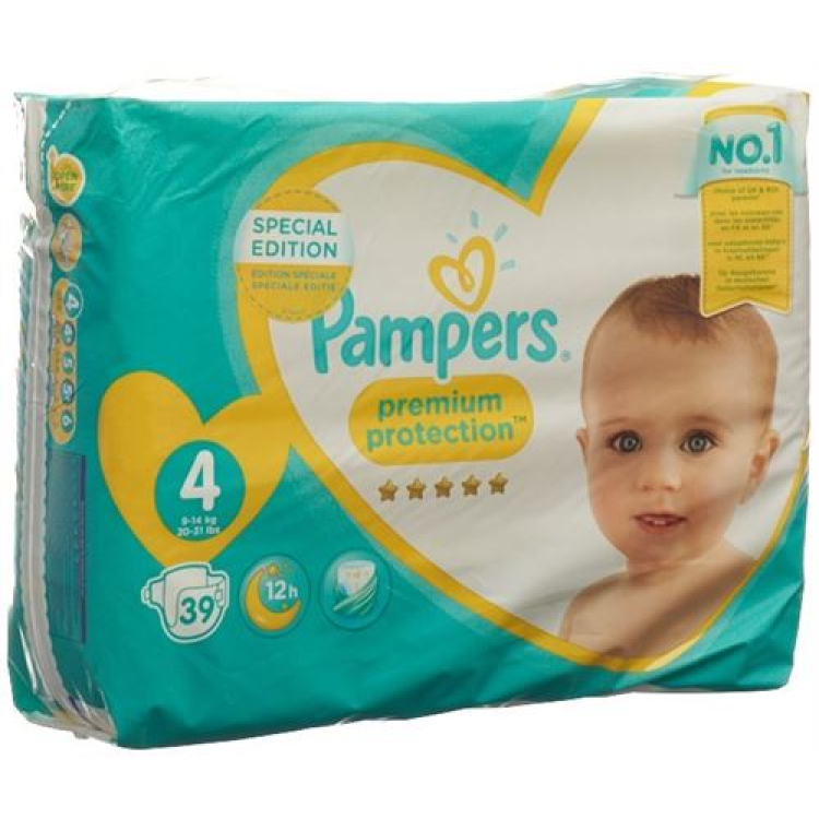 Pampers Premium Protection Gr4 9-14kg Maxi Saver Pack 39 pcs