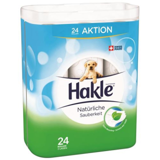 Hakle Natural Cleanliness Toilet Paper FSC 24 pcs