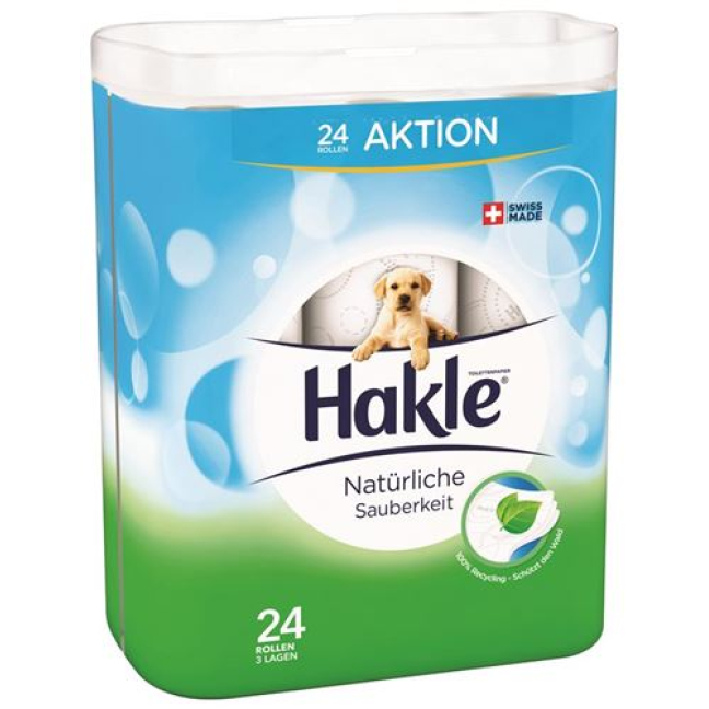Hakle Limpieza natural de papel higienico FSC 24uds