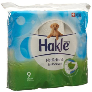 Hakle Natural Cleanliness Toilet Paper FSC 9 pcs