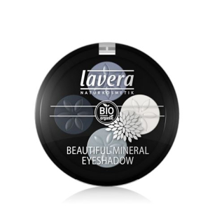 Lavera Beautiful Mineral Eyeshadow Quattro Blue Platinum 07 4 x 0.8 g