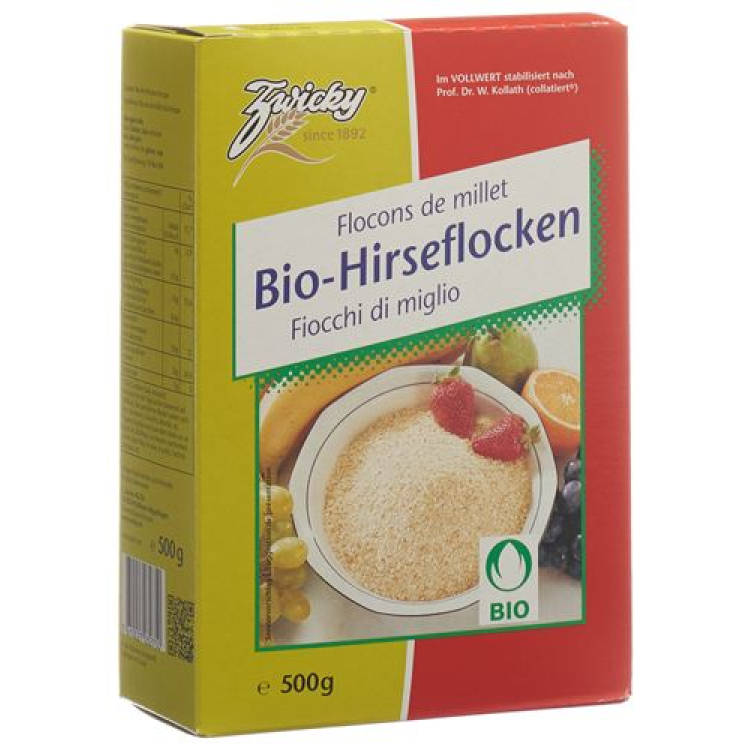 Zwicky ekologiska hirsflingor 500 g