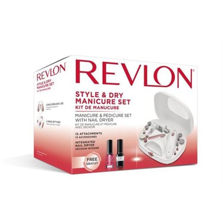 Revlon Style & Dry Manicure - Pedicure Set RVSP3529E