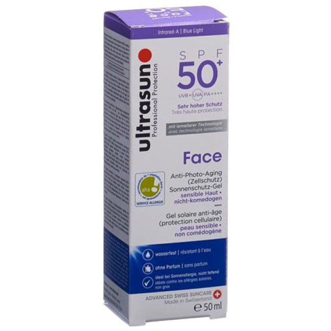 Ultrasun Face SPF 50+ 50 մլ
