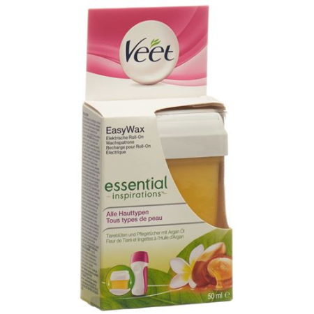 Cartucho de recarga de cera Veet EasyWax natural sensitivo 50 ml