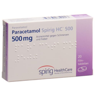 Paracetamol Spirig HC Filmtabl 500 mg 20 pcs