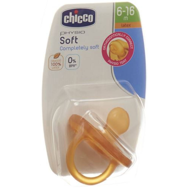 Chicco pacifier physiologically rubber Gommotto 6-16m medium