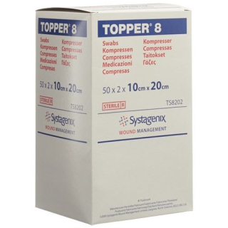 TOPPER 8 NW compr 10x20cm sterile 50 bags 2 pcs