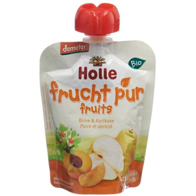 Holle pouchy kriaušė su abrikosu 90 g