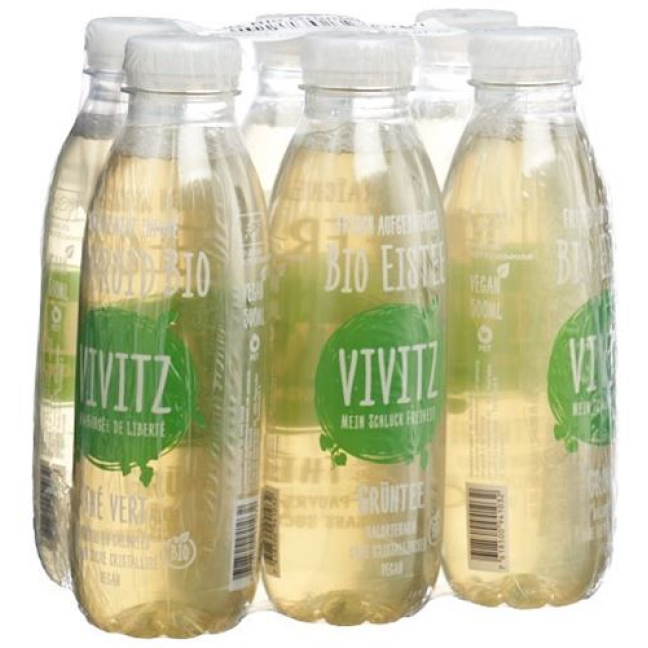 VIVITZ Bio ledový čaj zelený čaj 6 x 0,5 l