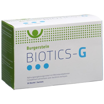 ម្សៅ burgerstein biotics-g ចំនួន ៣០ ថង់