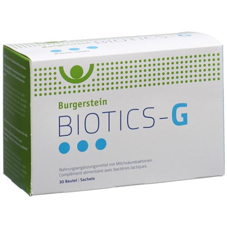 Burgerstein Biotics-G փոշի 30 պարկ