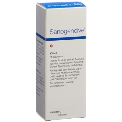 ដបទឹកលាងមាត់ sanogencive ចំណុះ 100ml