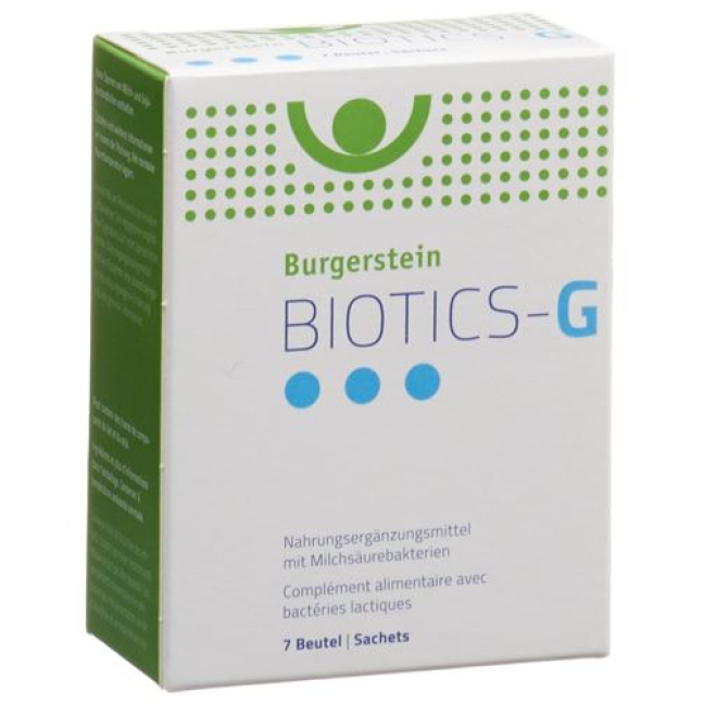 Burgerstein Biotics G sáček na prášek 7 kusů