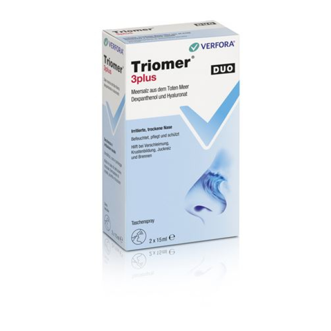 Triomer 3plus nasal spray Duo 2 x 15 ml