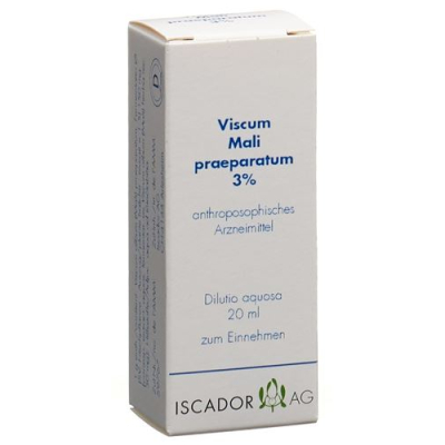 Iscador viscum mali preparatum 3% dilutio aquosa 20 ml