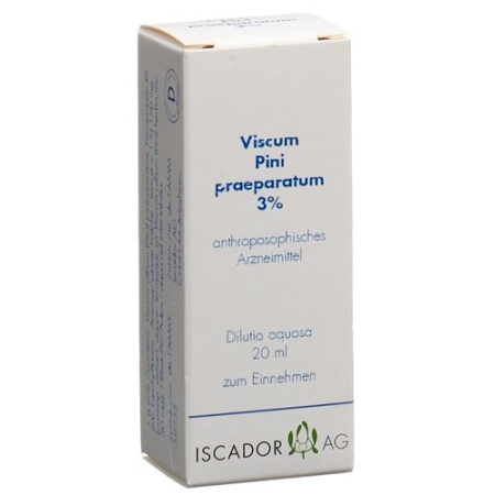 Iscador Viscum Pini praeparatum 3 % Dilutio aquosa 20 ml