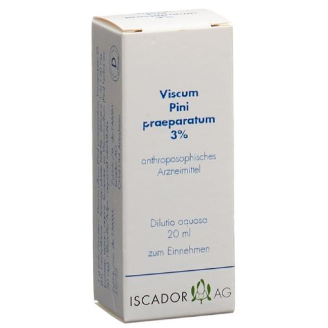 Iscador Viscum Pini Praeparatum 3٪ Dilutio aquosa 20 ml