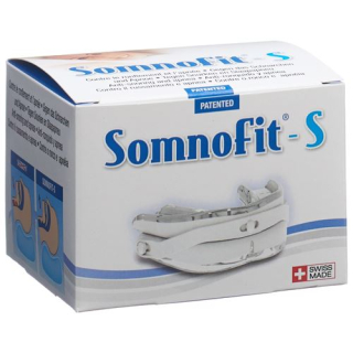 Somnofit-S jaw orthosis for sleep apnea and snoring