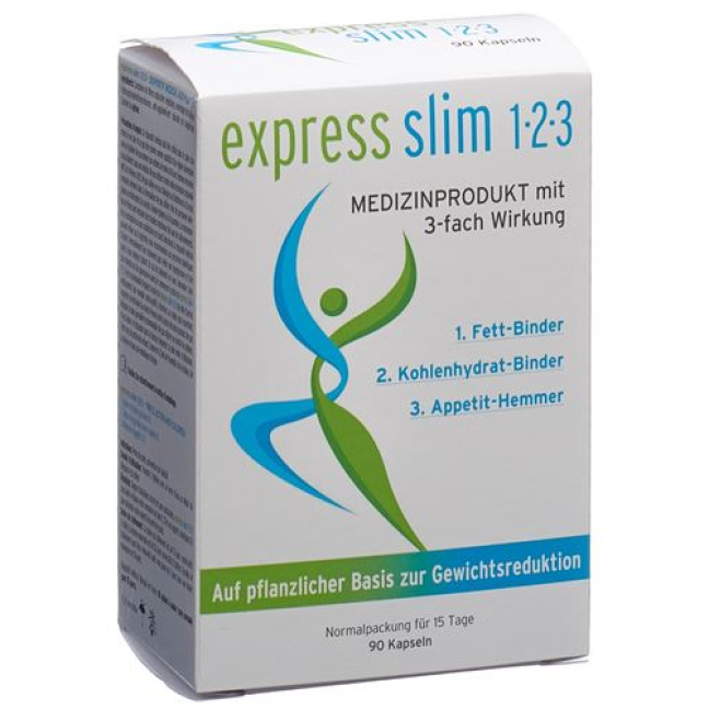 Express Slim 1-2-3 Kaps with 3-fold Effect 90 pcs