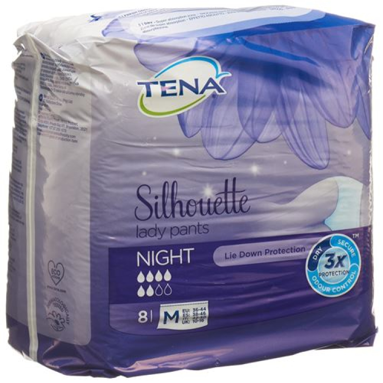 TENA Lady Pants Night M 6 x 8 pieces