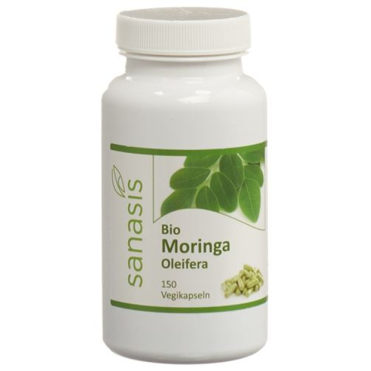 Sanasis Moringa Kaps Bio can 150 шт