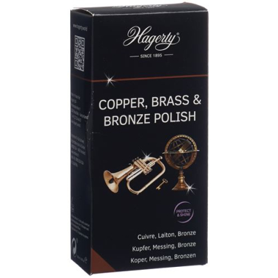 Hagerty koppar mässing brons polsk flaska 250 ml