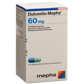 Duloxetina Mepha Kaps 60 mg Fl 100 unid.