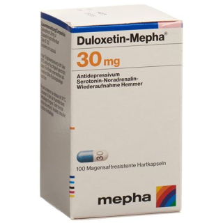 Duloxetine Mepha Kaps 30 mg Fl 100 ks