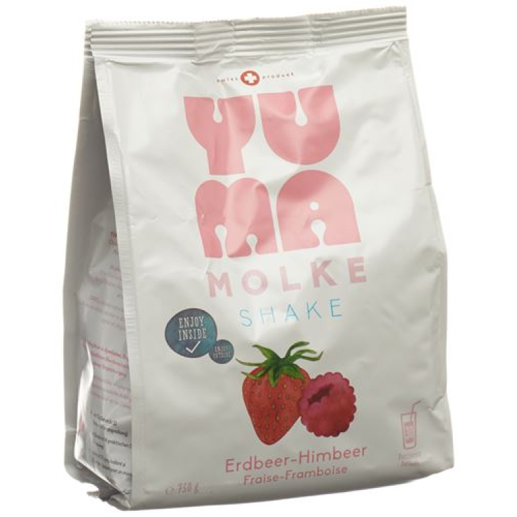 Yuma whey strawberry; raspberry Btl 750 g