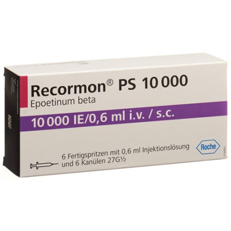 Recormon PS Inj Lös 10000 E/0.6ml Fertspr 6 件