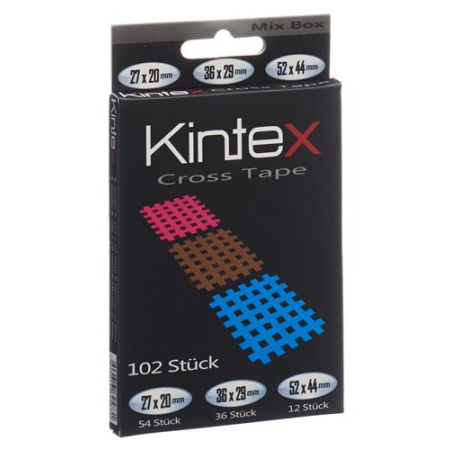 Kintex Cross Tape Mix Box plaster 102 pcs