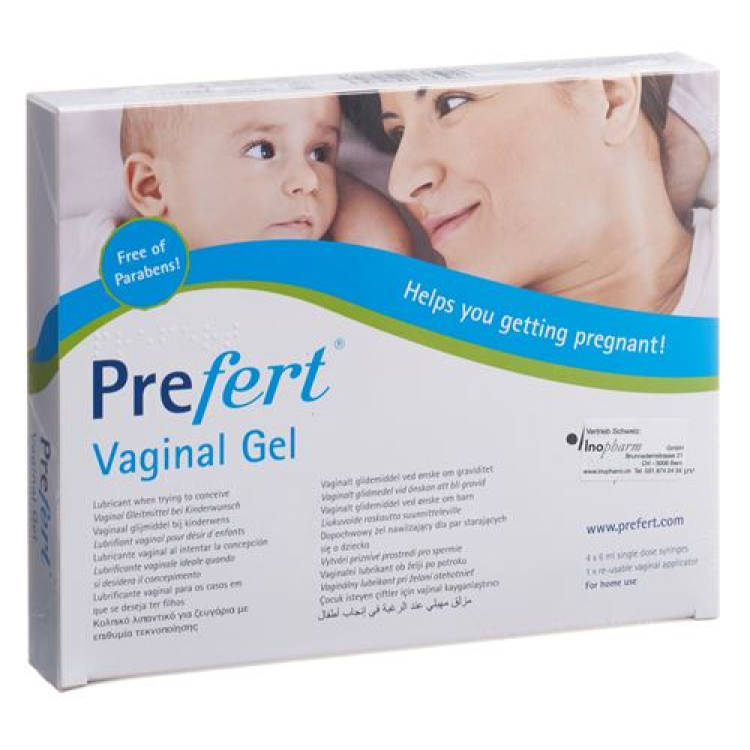 Prefert Vaginální gel 4 x 6 ml + 1 aplikátor