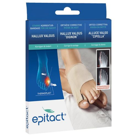Epitact bandage correcteur rigide oignon NUIT L 23-24.5cm
