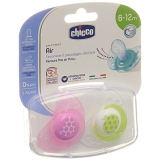 Chicco Physiological Soother silicone medium PINK 6-16m CASE IT / DE / FR 2 pcs