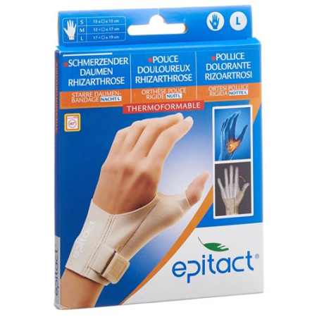 Epitact rigid thumb bandage NIGHT L 17-19cm right