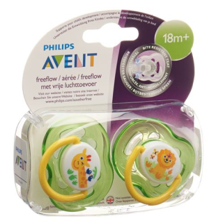 Avent Philips soother unisex 18M + green