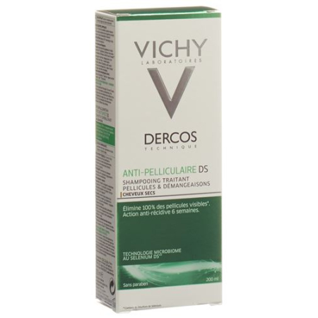 Vichy Dercos сусабыны пелликулаларға қарсы cheveux сек FR 200 мл