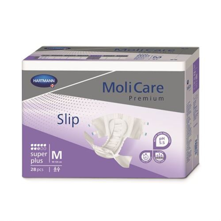 MoliCare Slip Super Plus 8 M Purple 3 x 30 pieces