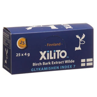 Xylitol Xilito Birkenzucker Finnland 25 Btl 4 g