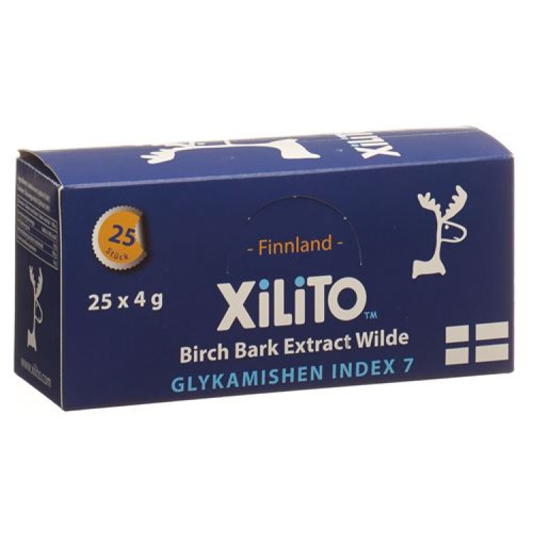 Xylitol Xilito Birkenzucker Finland 25 Battalion 4 g